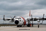 1984 - Coast Guard HC-130H #CG-1703 at MIA after emergency diversion landing military stock photo #CG8401