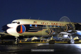 2010 - the Historical Flight Foundations restored Eastern Air Lines DC-7B N836D performing a night run up stock photo #1298