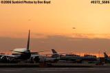 2006 - Sunset on the ramp at Miami International Airport stock photo #0372