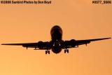 American Airlines B737-823 sunset aviation stock photo #0577