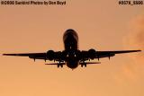 American Airlines B737-823 sunset aviation stock photo #0578