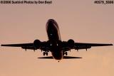 American Airlines B737-823 sunset aviation stock photo #0579