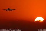 Delta Airlines B757-212 N750AT (ex Singapore 9V-SGL and ex American Trans Air) airline sunset aviation stock photo #0605