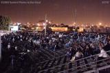 The fans at the stock car races at Hialeah Speedway shortly before it closed stock photo #2797
