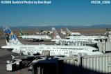 Frontier Airlines A319-111 N942FR and other Frontier aircraft at Denver airline aviation stock photo #9238