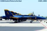 USN Blue Angels F/A-18A Hornets military air show stock photo #1029
