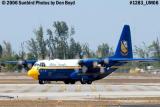 USMC Blue Angels C-130T Fat Albert (New Bert) #164763 taxiing out aviation stock photo #1283