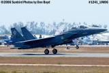 USAF McDonnell Douglas F-15E-44-MC Strike Eagle #AF87-0199 landing at Opa-locka Airport military air show stock photo #1241