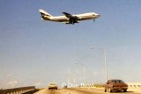 1970s - Delta Air Lines B747 on approach to the old 9-R at MIA