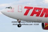 2008 - TAM Airbus A330-203 PT-MVF on approach to MIA aviation airline stock #1169