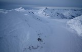 Lillooet Glacier:  View W To Tisiphone (Center) & Lillooet Mts <br> (Lillooet011508-_1171.jpg)