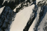 Higgins, Upper SW Face Ski Tracks <br> (Higgins021708-_10.jpg)