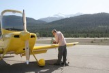 Refueling At Valemount <br> (Valemount051608-_04.jpg)