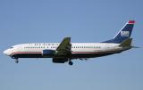 US 737-400 in new color scheme, Oct 2008