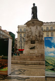 Grey sky and sunny poster, Lisbon