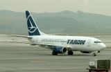 Tarom B-737-300 arriving in MAD from Bucarest