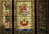 Stained glass inside BC Legislative Building