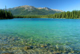 The clear water of Lac Beauvert