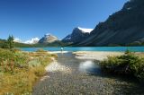 The stream that feeds into Bow Lake, Banff National Park