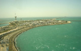 Looking toward border crossing and Saudi