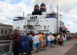This once-yearly event allows visitors to view freighters going through the locks between Lakes Huron and Superior.