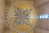 Luxembourg - chapel ceiling at American Cemetery