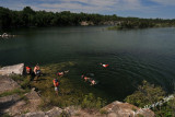 Day 2 - 4H campers snorkeling in the quarry