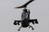 Cobra Gunship with the gunner shooting us