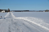 Winter roads in Shelby County