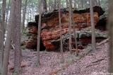 Colorful cliff face