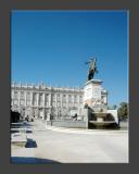 Palacio Real - Equestrian statue of Felippe IV