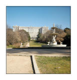Palacio Real - Fountain of Shells in Parque del Campo del Moro
