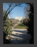 Palacio Real through the Parque del Campo del Moro