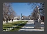 Paseo de Argentina with Monument to Alfonso XII in the background