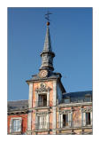 Tower of Casa de la Panederia in Plaza Mayor
