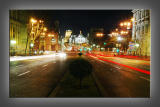 Looking down Calle de Alcala to the Plaza de Cibelles from the East