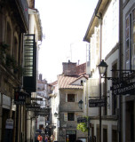 one of the many narrow pedestrian streets