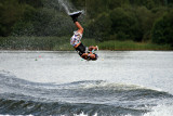 Female wakeboarder