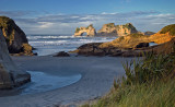 Wharariki Beach sundown.