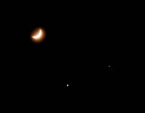 Moon Jupiter Venus alignment  12/01/08