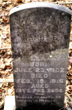 A forgetting cem At Stone Mt. Only 1 of 2 stone that had name & date