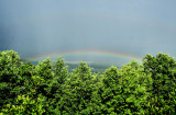 Made on way home from work (5/29/09) First time I Photography a rainbow looking down on it