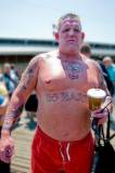 Marine on the boardwalk