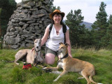 Me, Dill and Tess in Cardrona forest