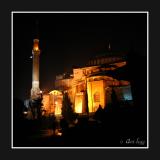 Aya Sofia at night