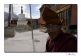 Monk in the Courtyard