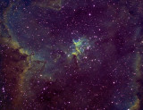 The Heart Nebula - IC1805 (HA-SII-HA-OIII/SBIG ST-8300M)