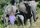 Kruger Park Elephant Family and Charley