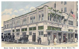 1919 - the Miami Bank & Trust Company at Avenue C and 11th Street (now NE 1st Avenue and 1st Street), Miami