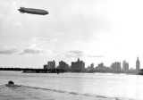 1933 - the U. S. Navy's 785-foot USS AKRON ZRS-4 flying over Miami